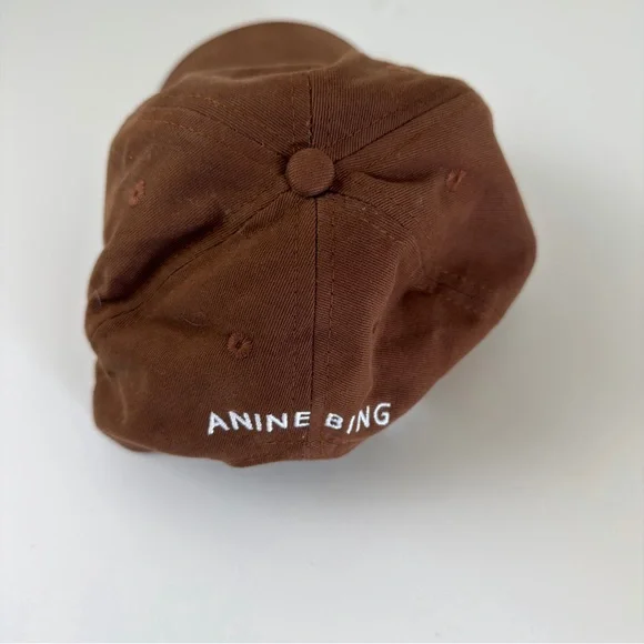 Brooklyn Anine Bing Brown Baseball Cap - Picture 3 of 4